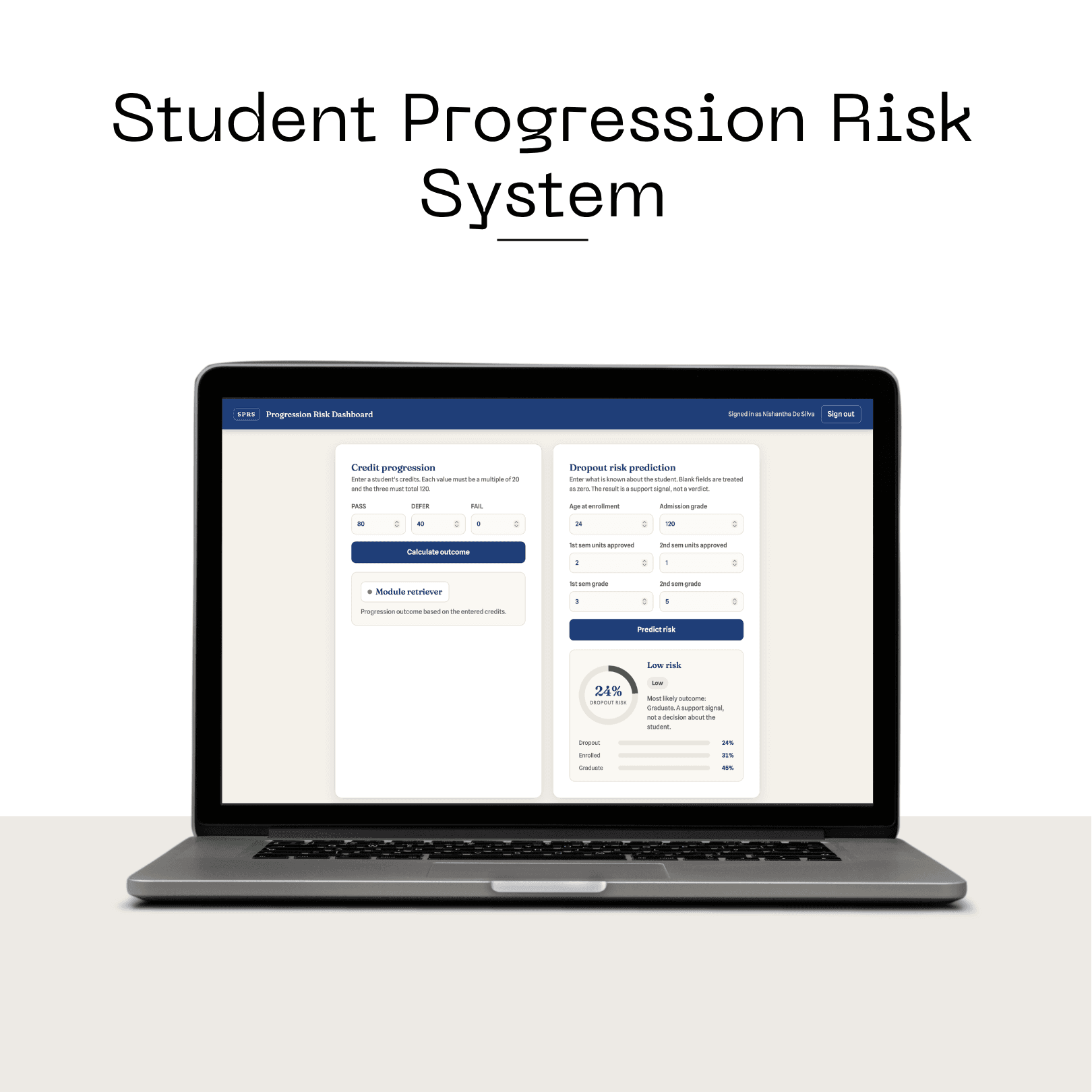 Student Progression Risk System