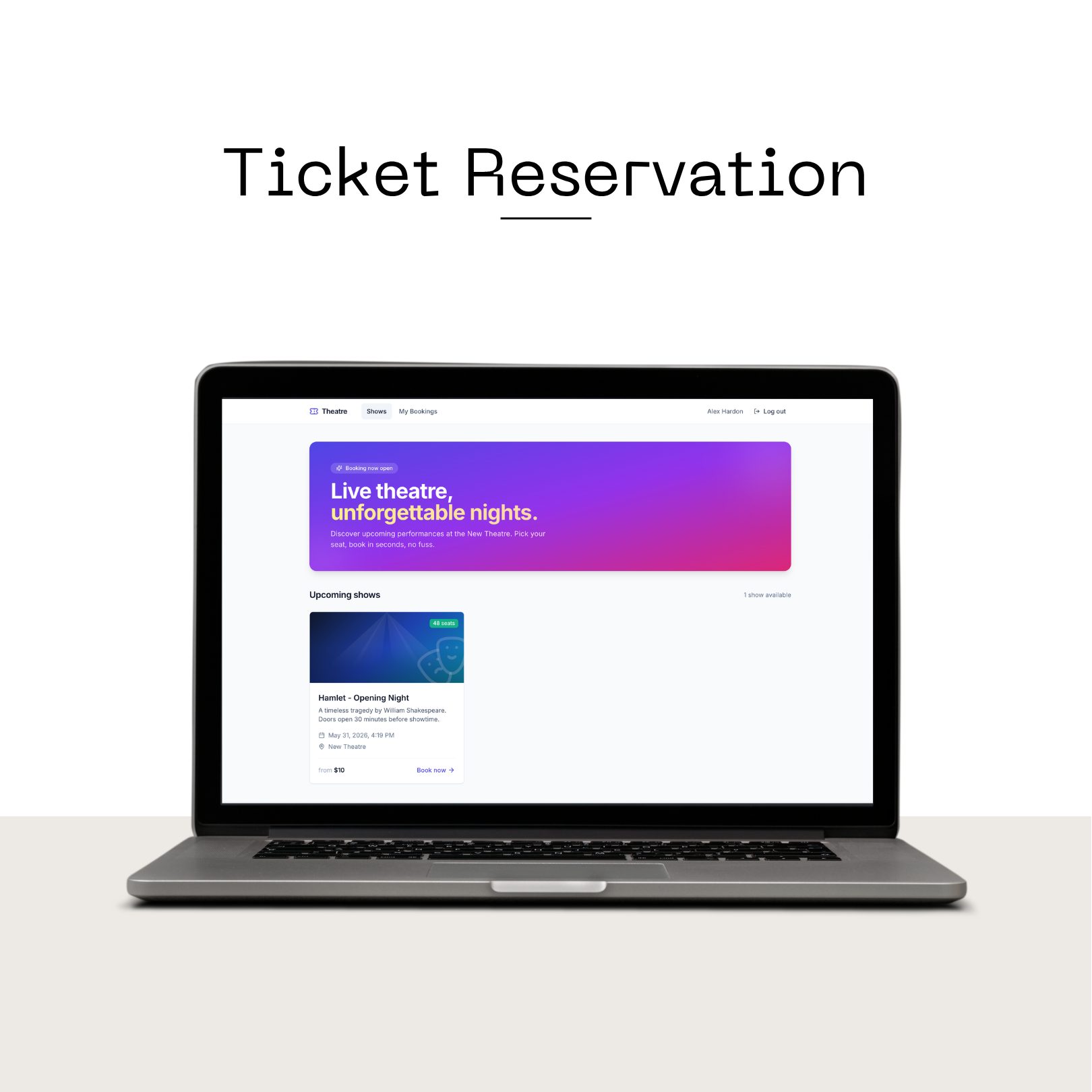 Theatre Ticket Reservation System