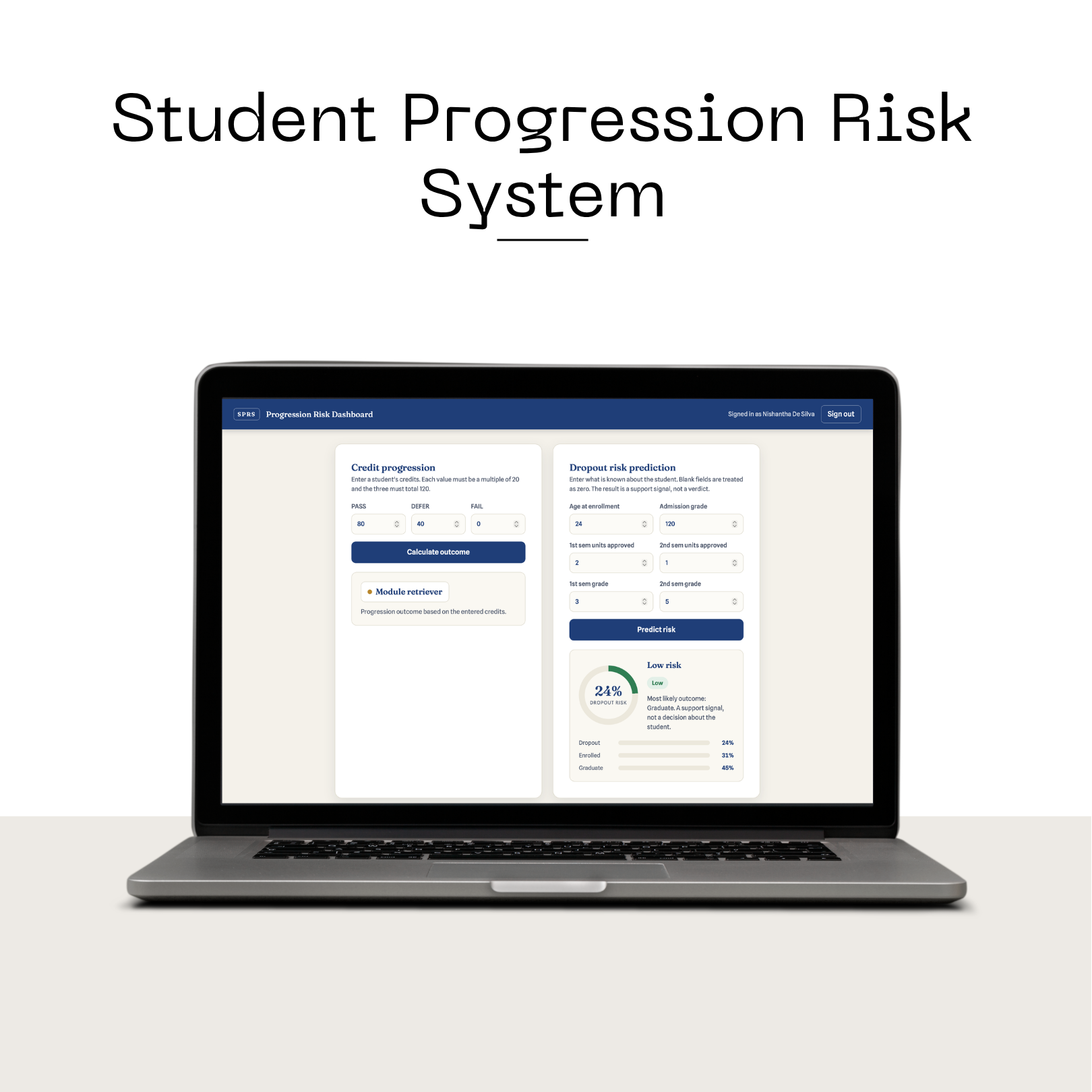 Student Progression Risk System