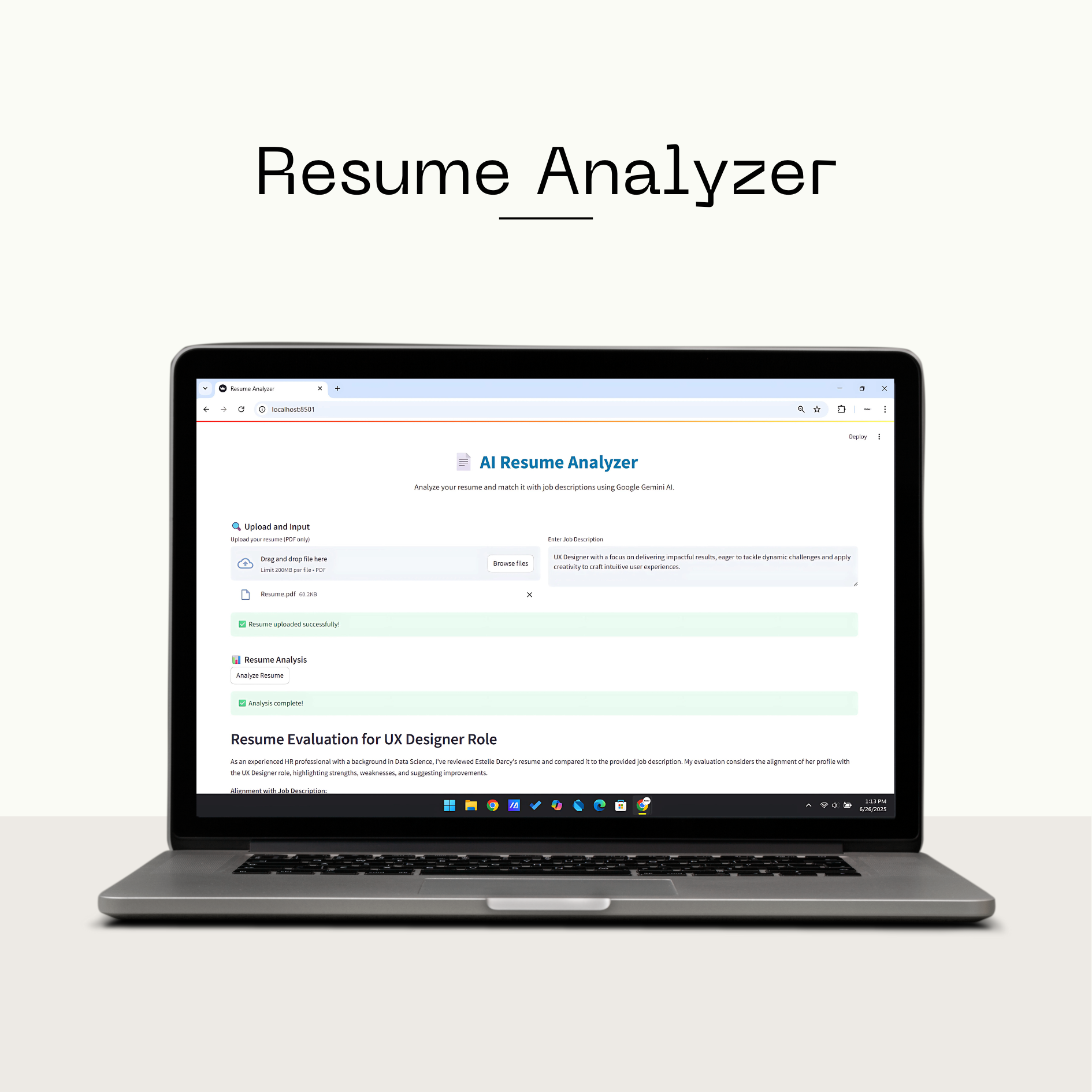 AI-Powered Resume Analyzer